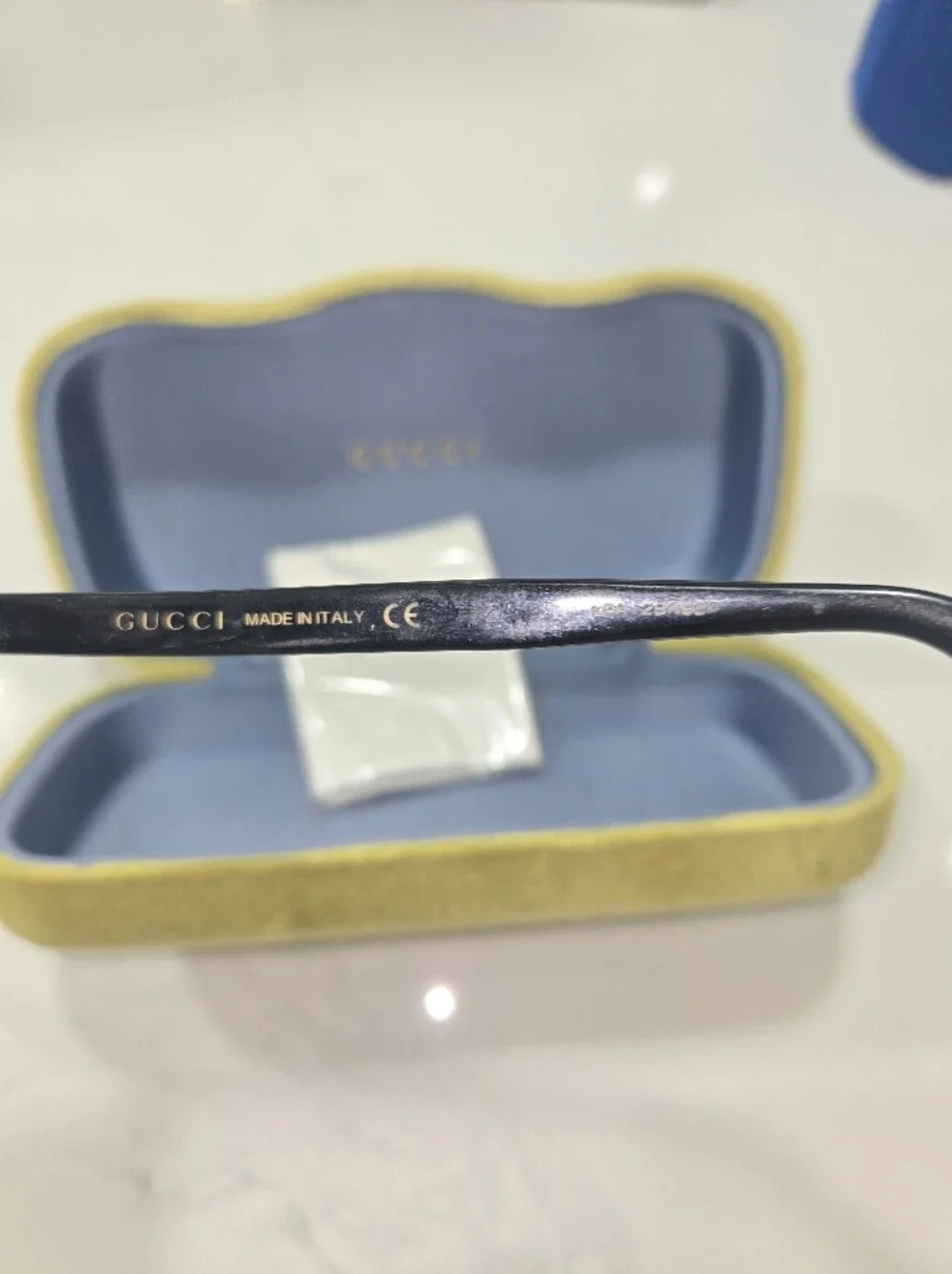 Gucci Black Oversized Cat-Eye Sunglasses